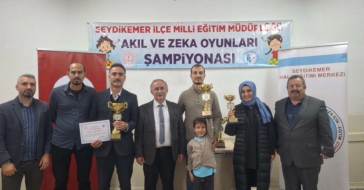 Seydikemer’de akıl ve zeka oyunları turnuvası gerçekleşti
