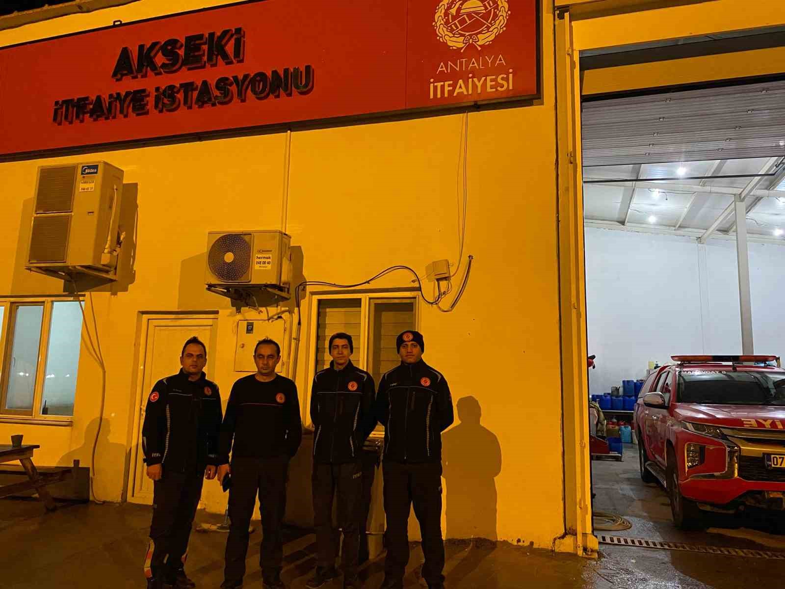 Antalya’da turuncu kod mesaisi
