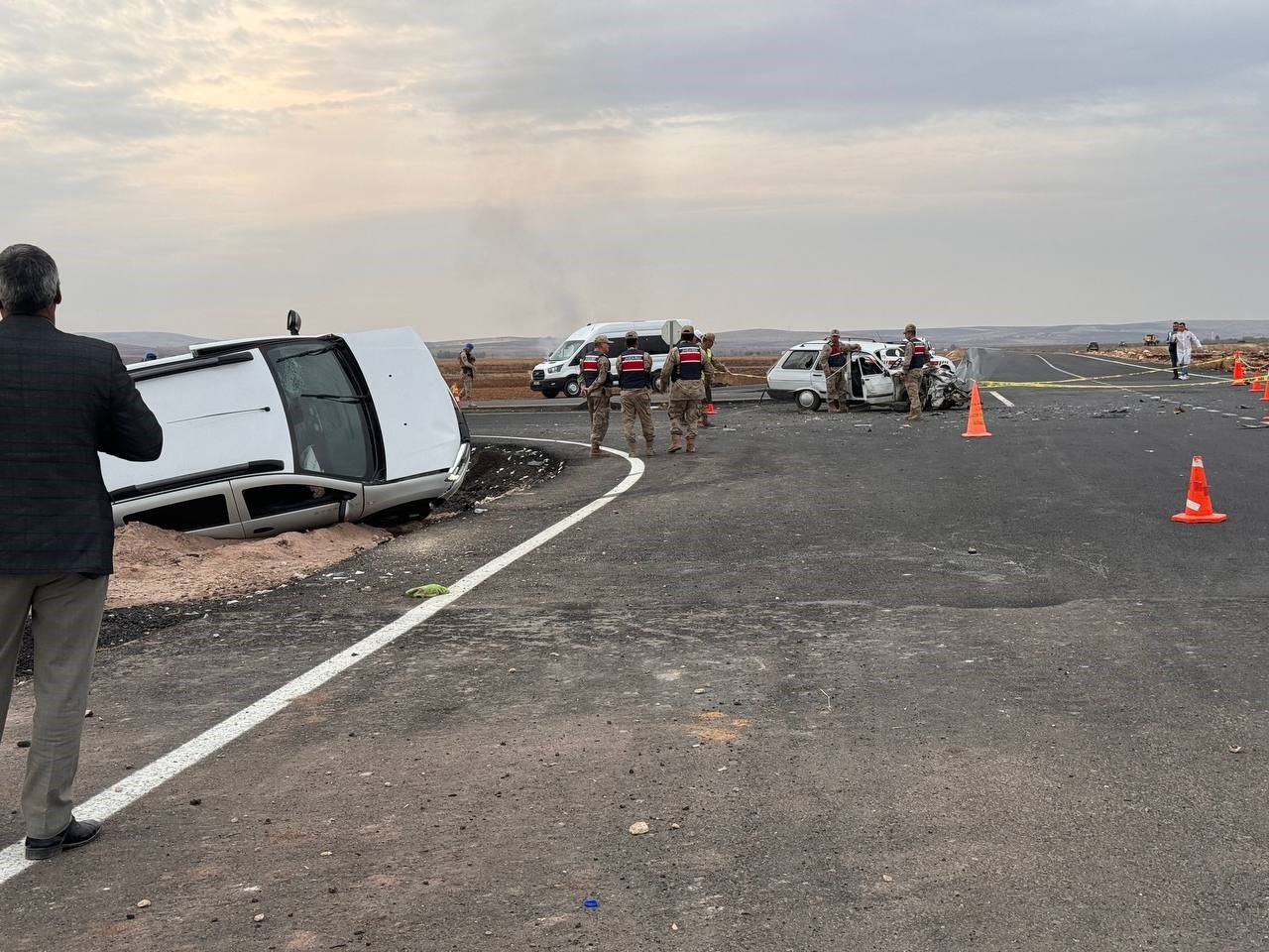 Şanlıurfa’da trafik kazası: 1 ölü, 3 yaralı
