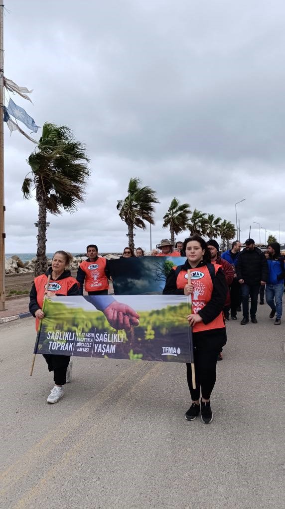 Sinop’ta toprağa saygı yürüyüşü
