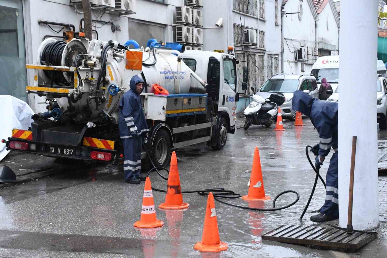 BASKİ,yağışa karşı teyakkuzda
