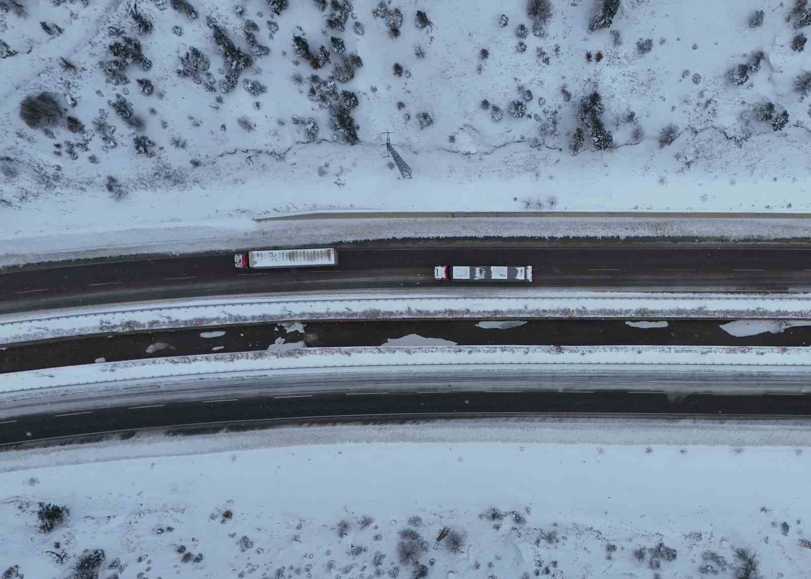 Ilgaz Dağı’nda kar kalınlığı 30 santimetreye ulaştı
