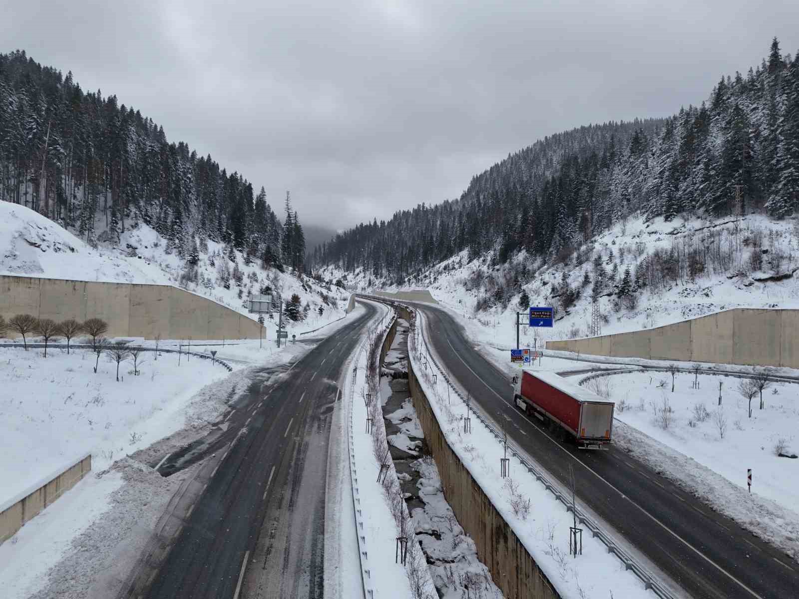 Ilgaz Dağı’nda kar kalınlığı 30 santimetreye ulaştı
