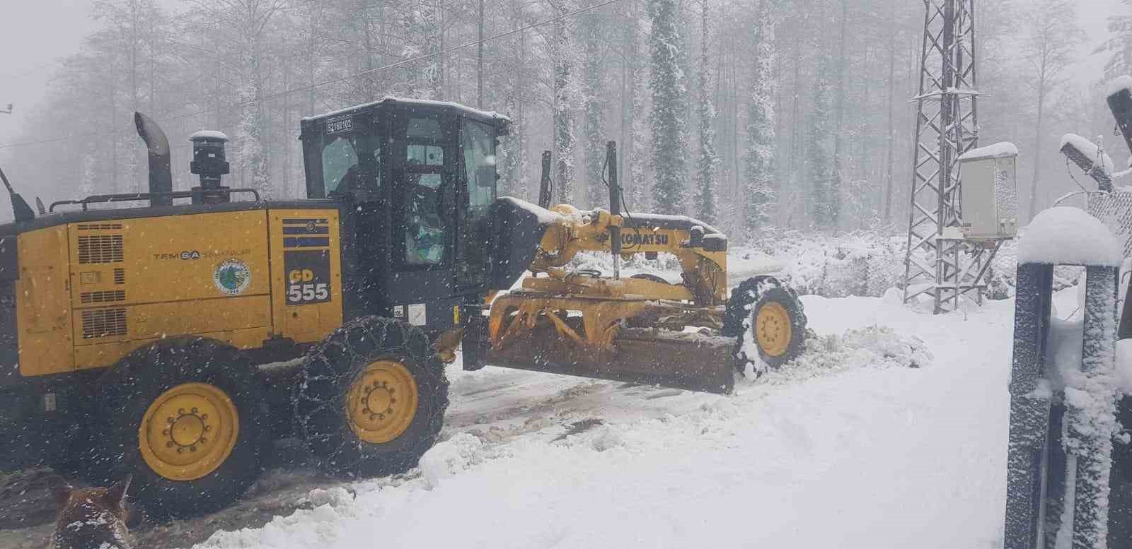 Ordu’da kar yağışı etkili oldu
