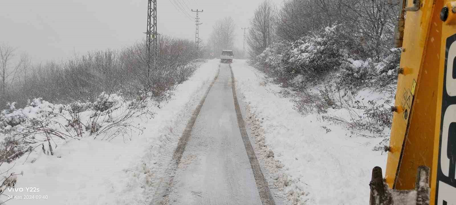 Ordu’da kar yağışı etkili oldu
