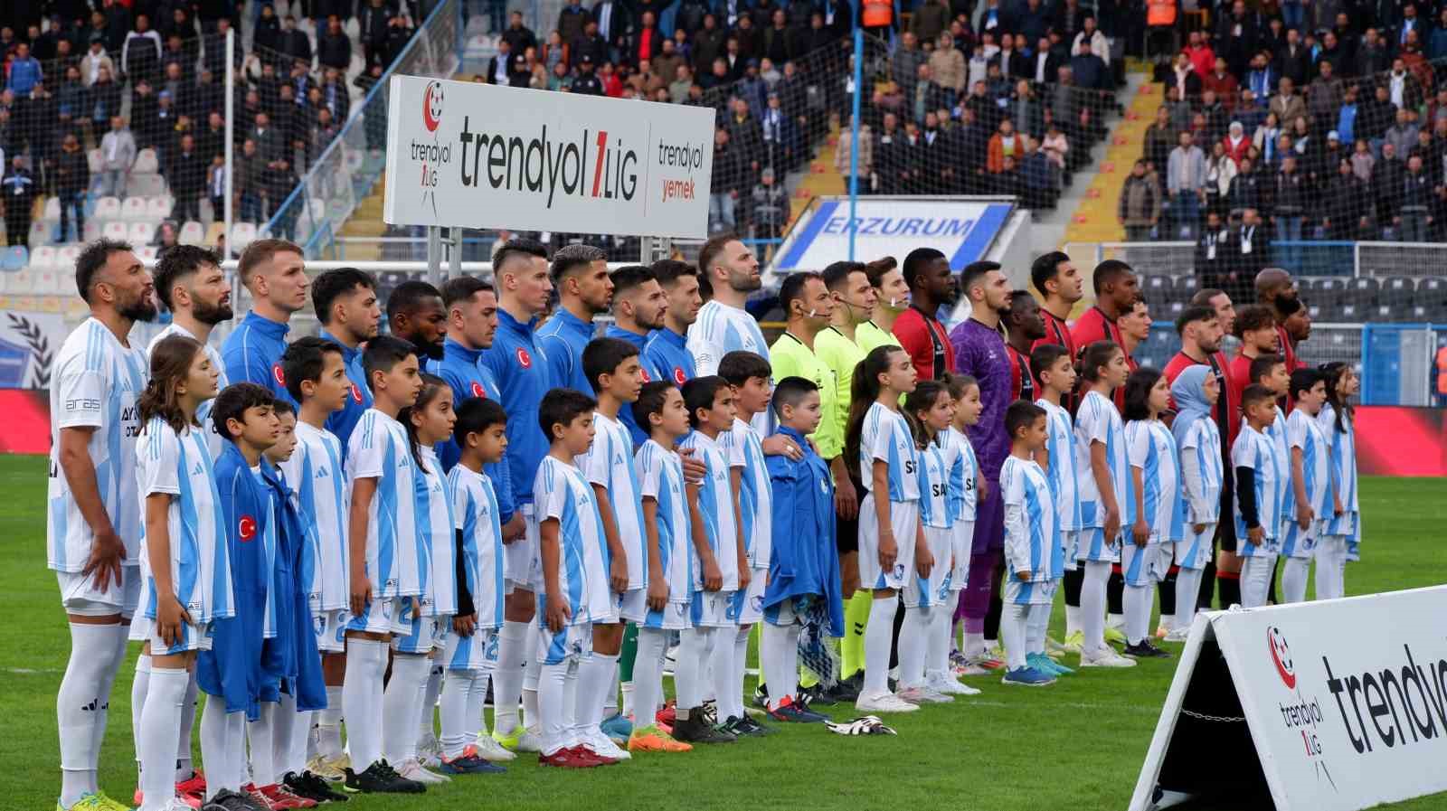 Trendyol 1. Lig:  Erzurumspor FK: 1 - Fatih Karagümrük: 3
