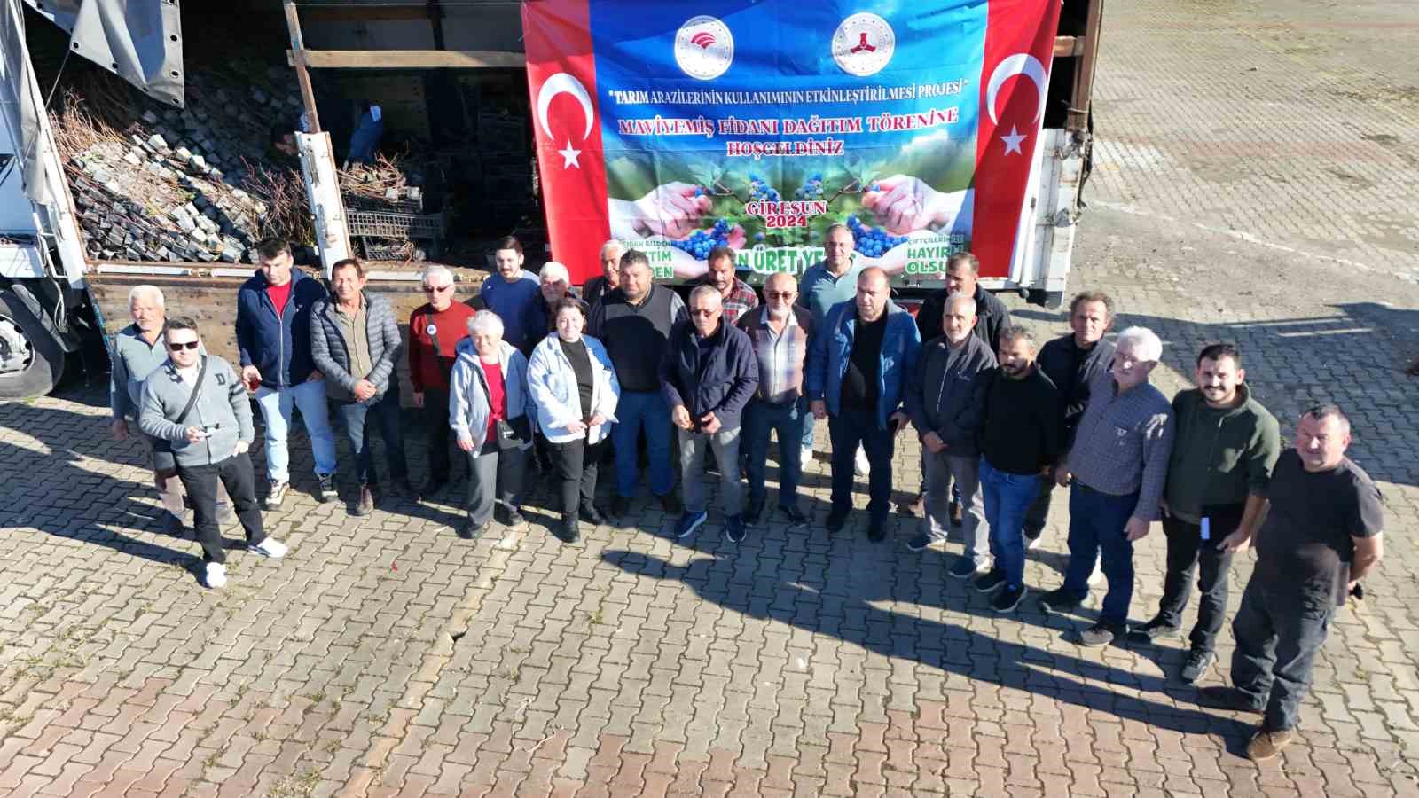 Giresun’da Maviyemiş üretimi artıyor
