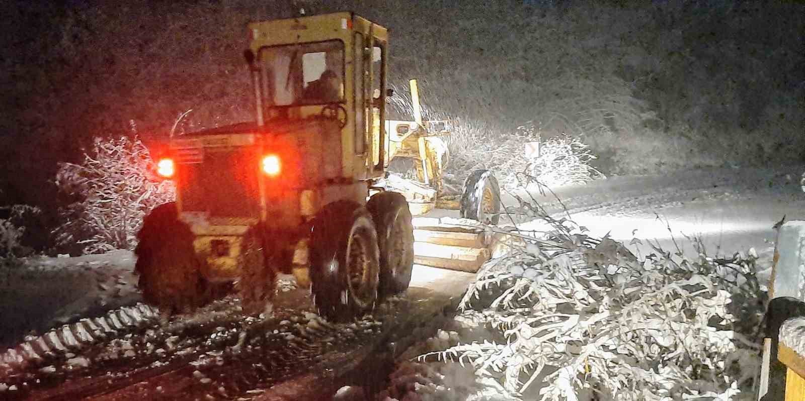 Bolu’da 134 köy yolu ulaşıma kapandı
