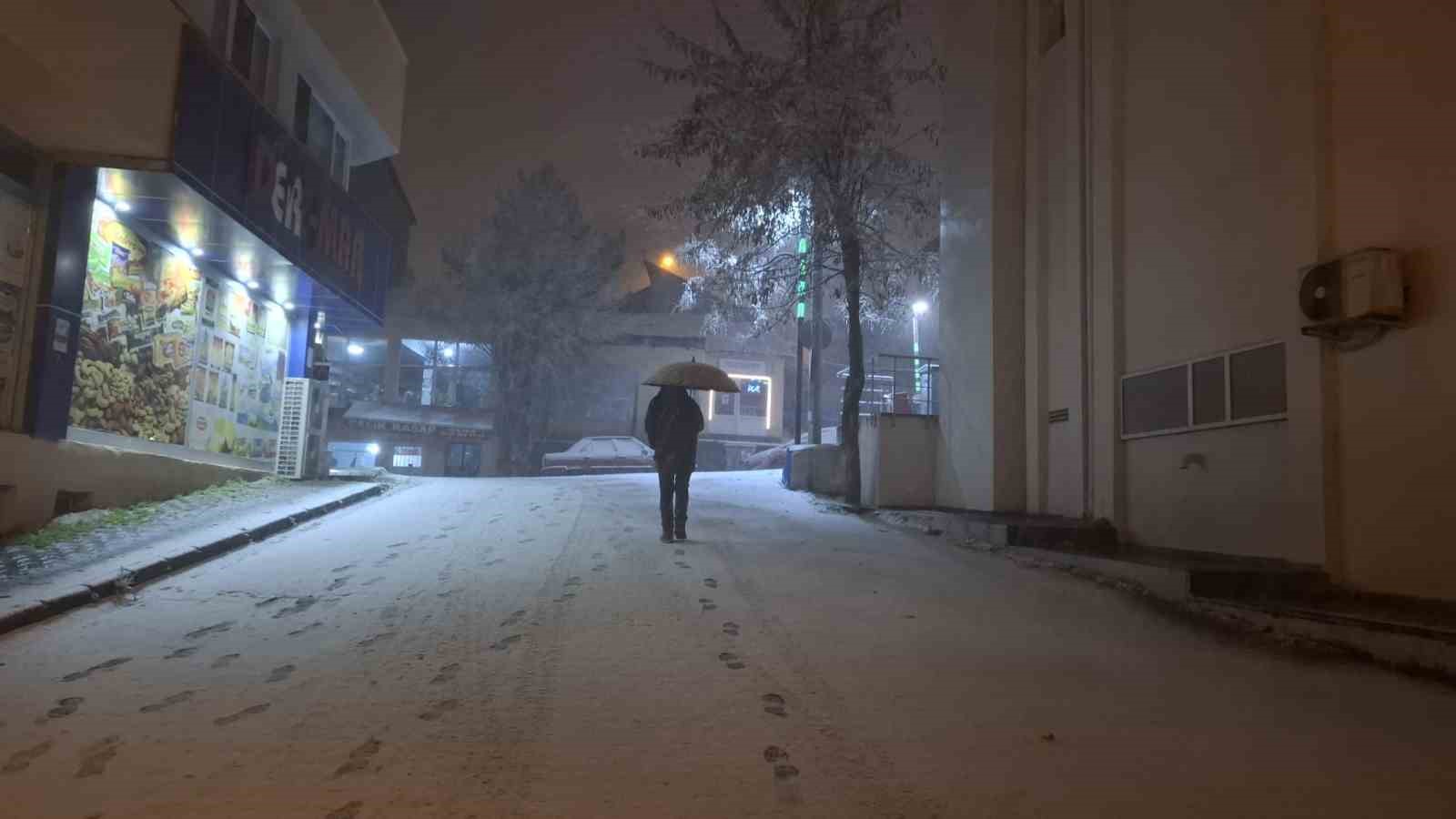 Tunceli’de kar yağışı
