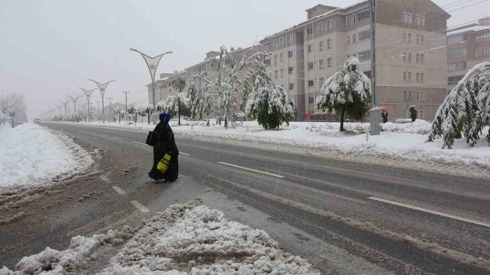 Bitlis’te kar yağışı: 84 köy yolu ulaşıma kapandı
