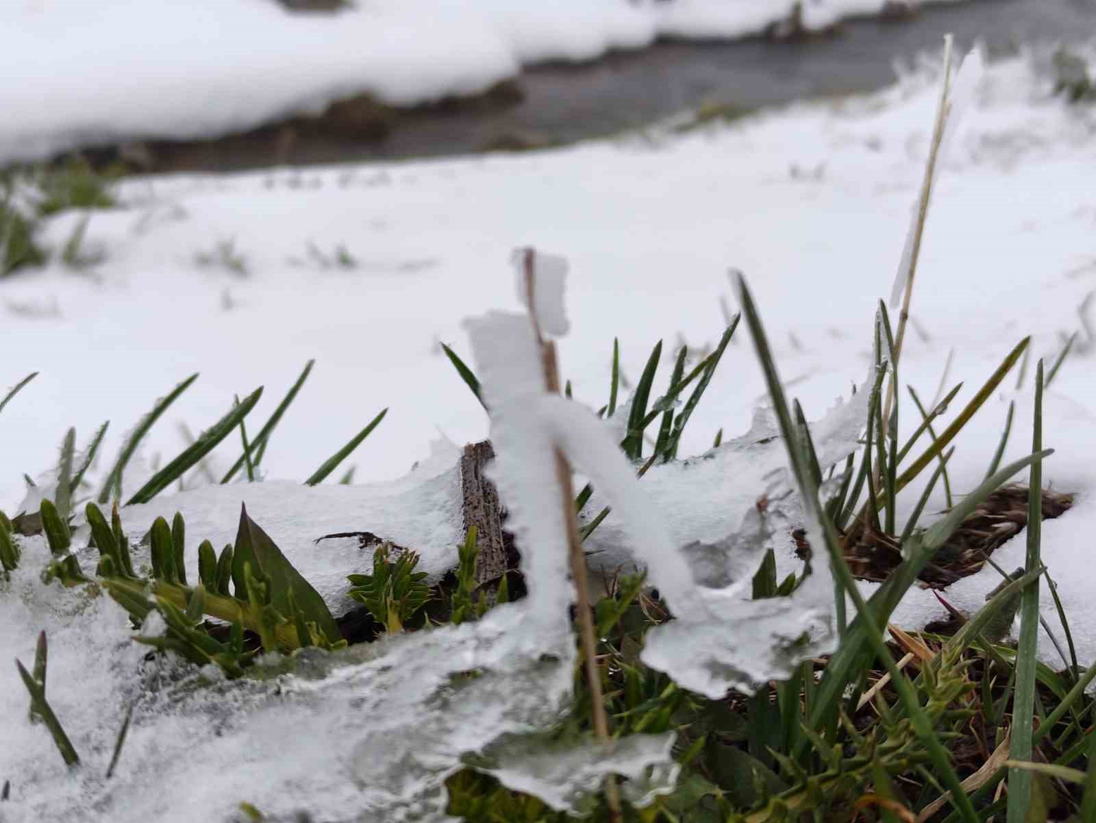 Ardahan’da kar yağışı ulaşımı aksattı
