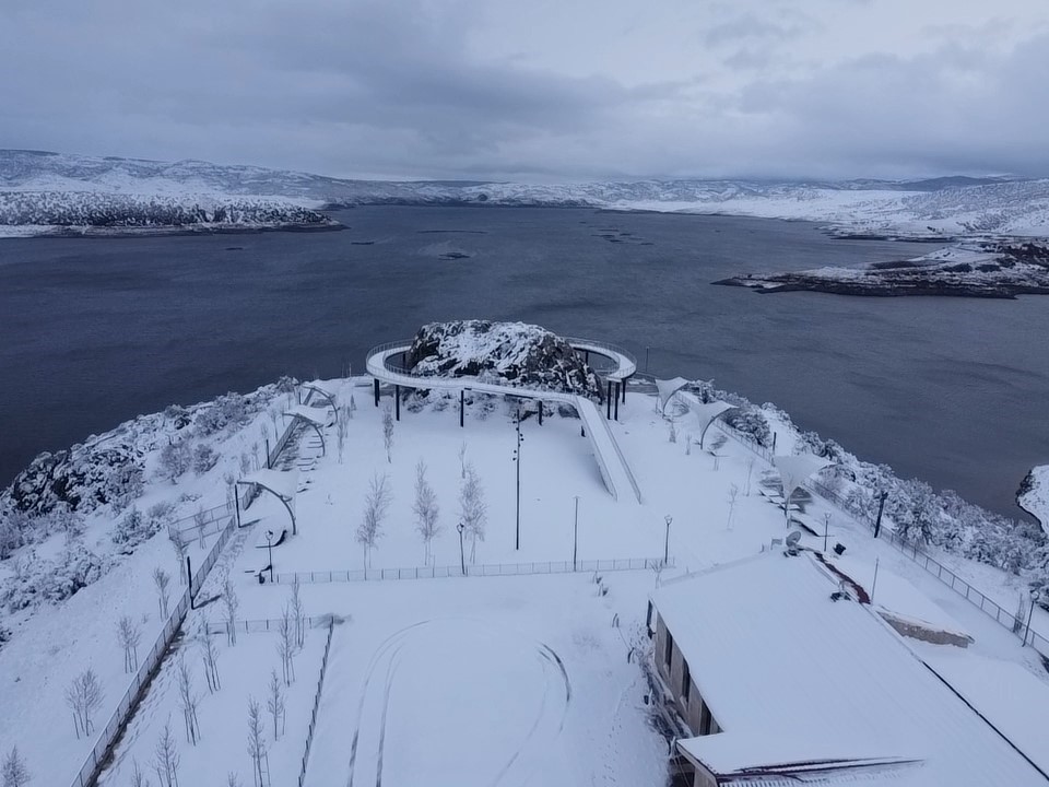 Yozgat’ta kar güzelliği drone ile görüntülendi
