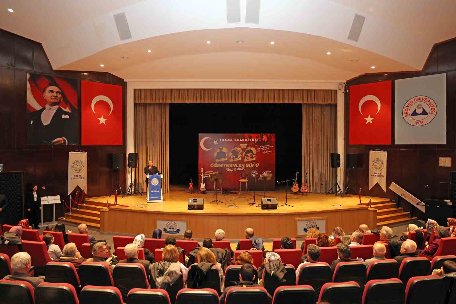 Talas’ta Öğretmenler Günü’ne özel konser ve söyleşi
