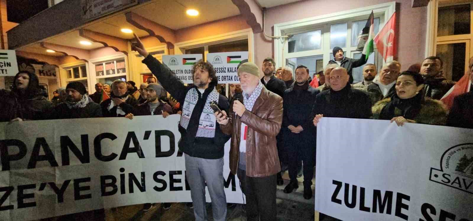 Sakarya’da Filistin’e destek yürüyüşü
