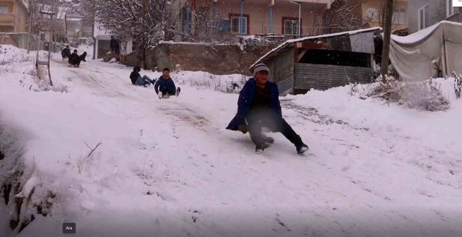 Giresun’da eğitime bir gün ara verilen ilçelerde çocuklar kar tatilinin tadını çıkardı
