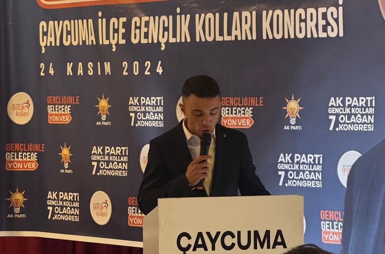 AK Parti Çaycuma İlçe Gençlik Kolları Başkanı belli oldu
