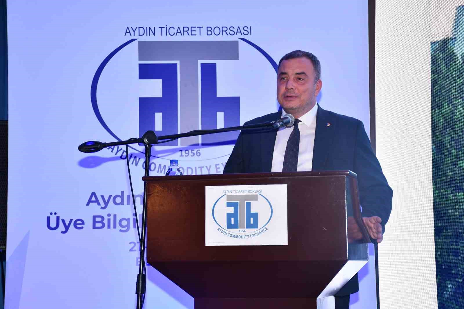 Aydın Ticaret Borsası, üye bilgilendirme toplantısı gerçekleştirdi
