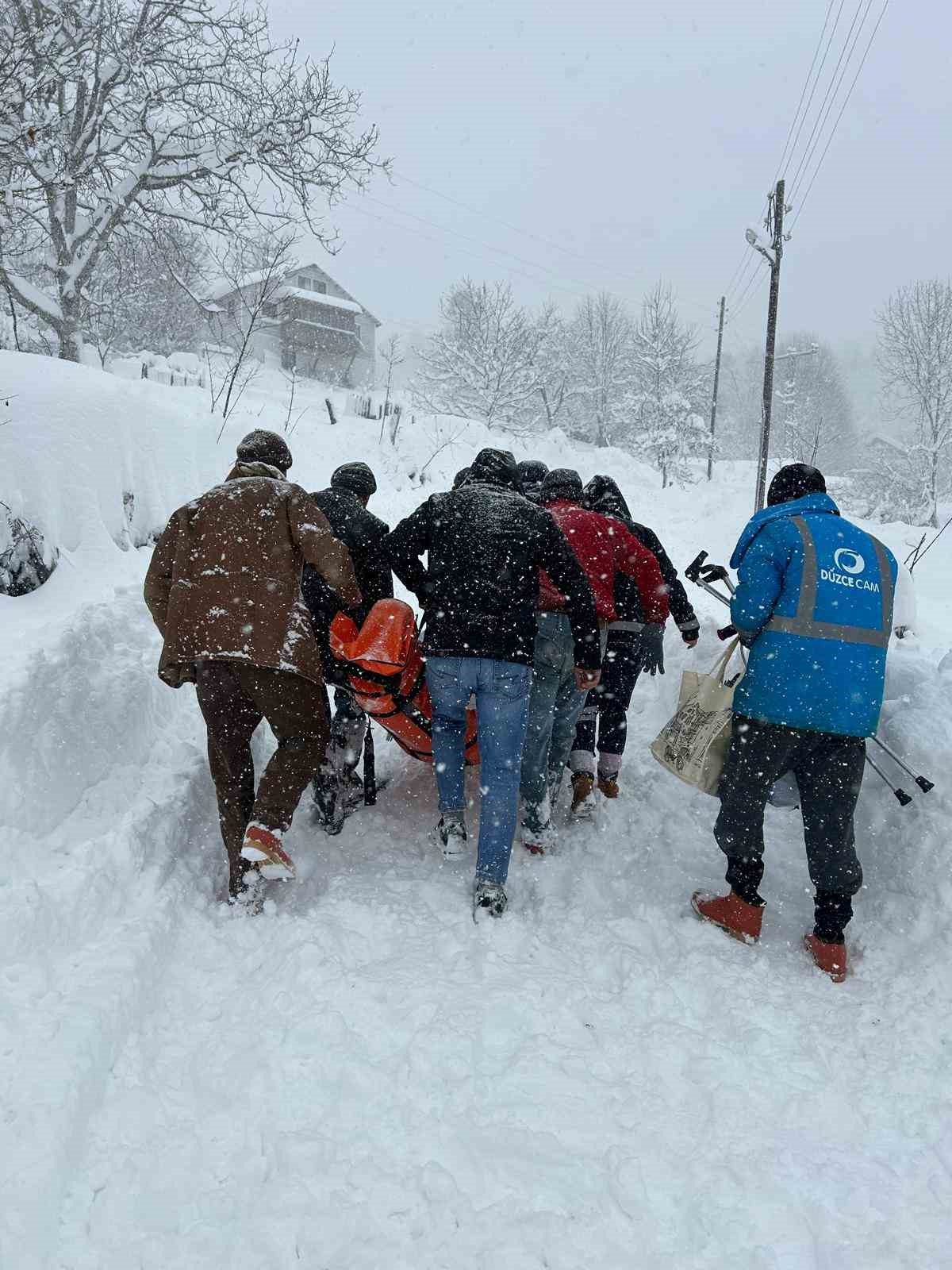 Karda KOAH hastasına böyle ulaşıldı
