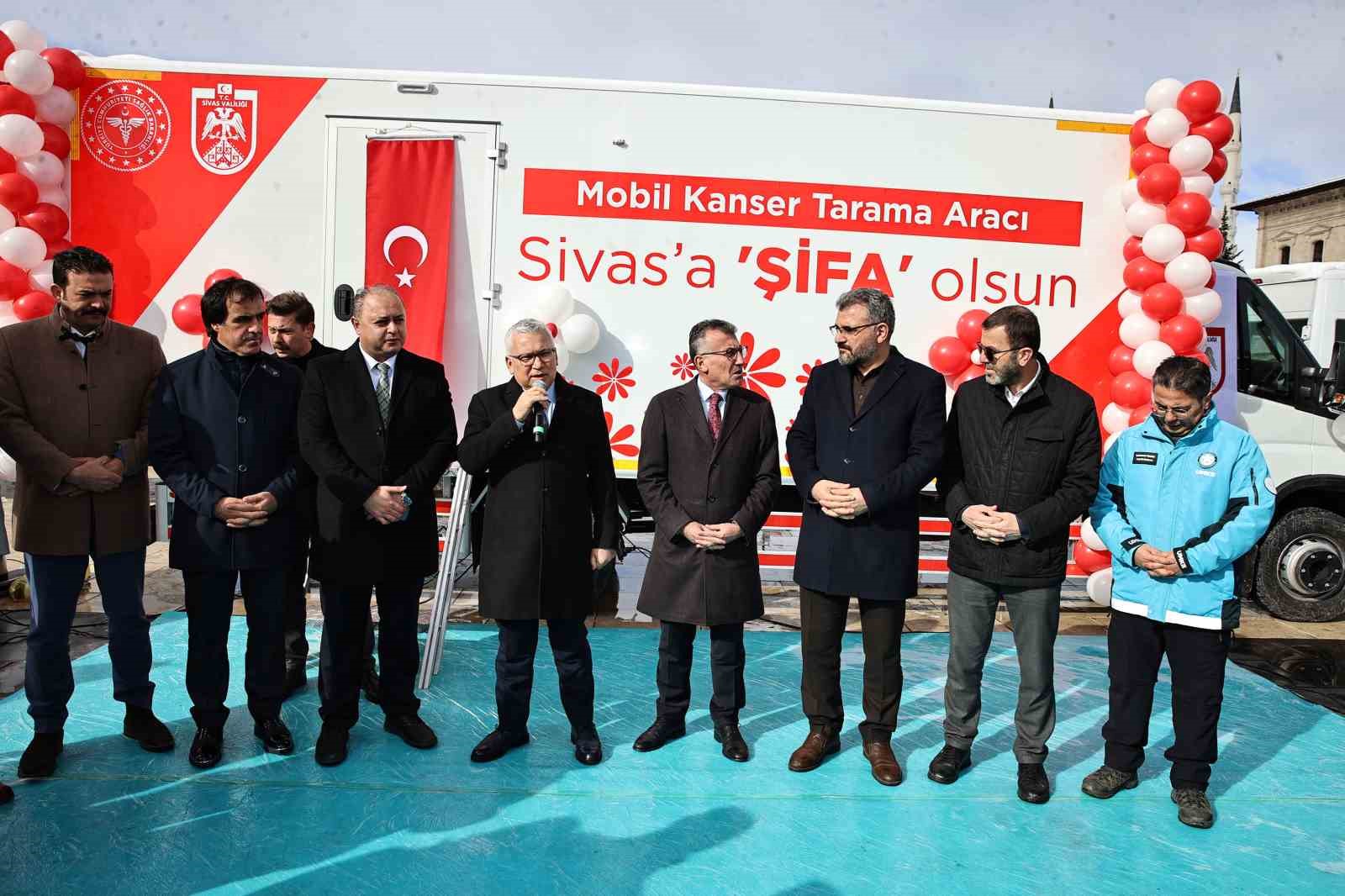 Sivas’ta Mobil Kanser Tarama Aracı hizmete girdi
