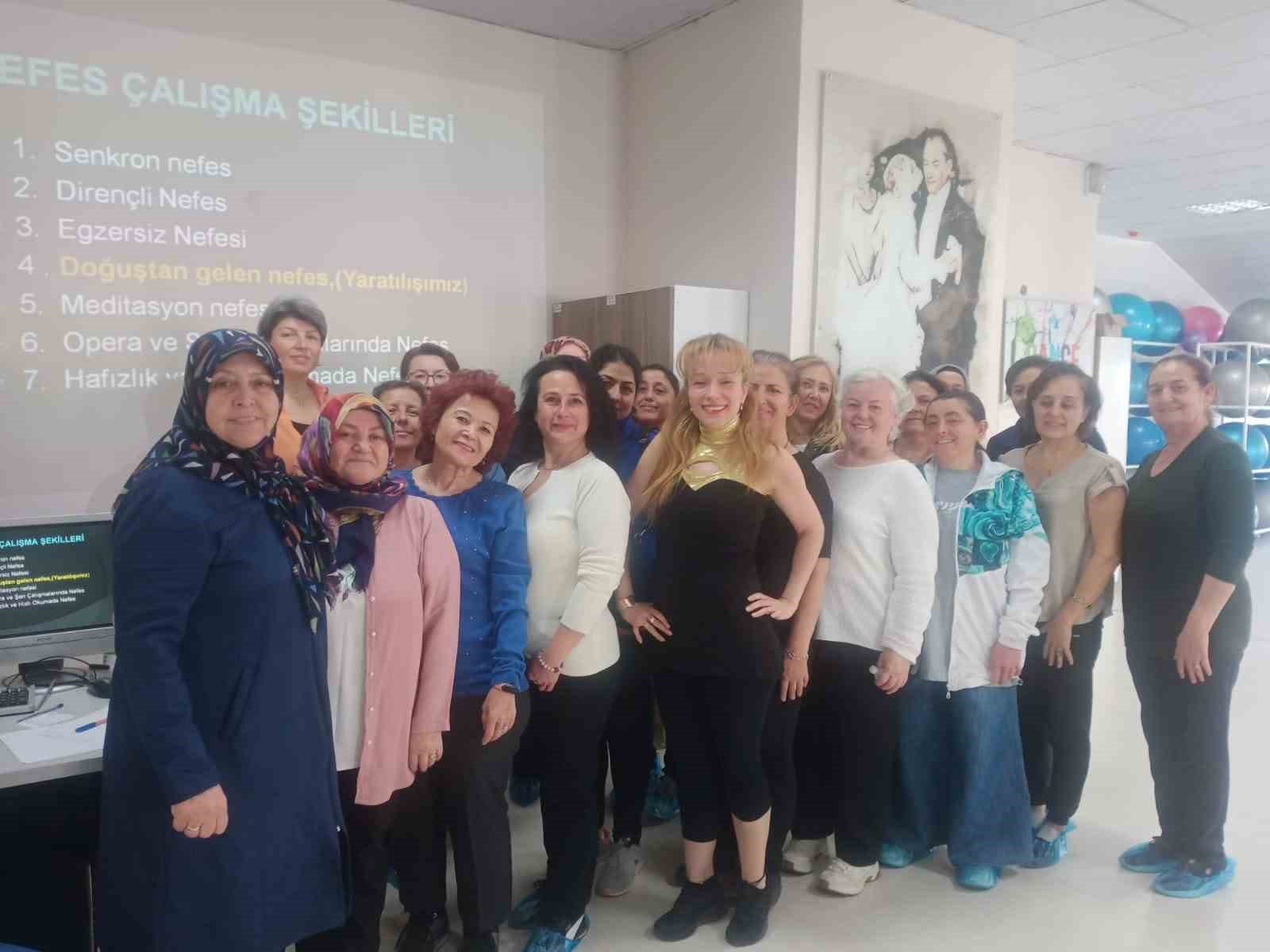 Odunpazarı’ndan kadınlara yüz yogası kişisel gelişim atölyesi
