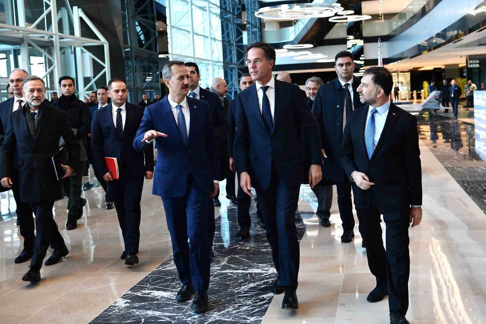 NATO Genel Sekreteri Rutte, TUSAŞ’ı ziyaret etti
