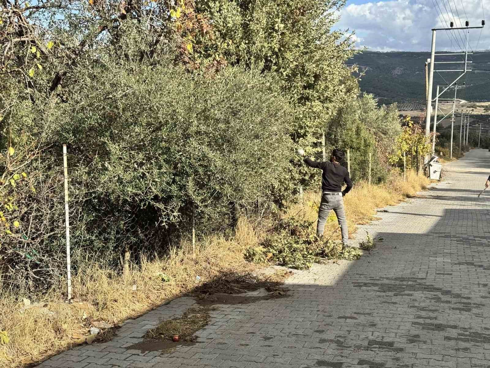 Karacasu’da mahalleler temizleniyor
