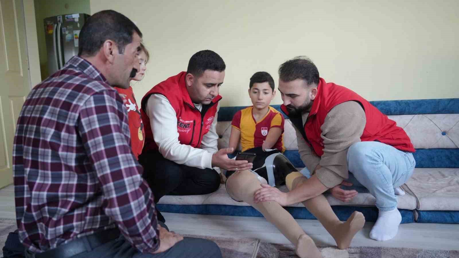 Şahin, Nakşin’in kullanamadığı protezlerini yeniletecek
