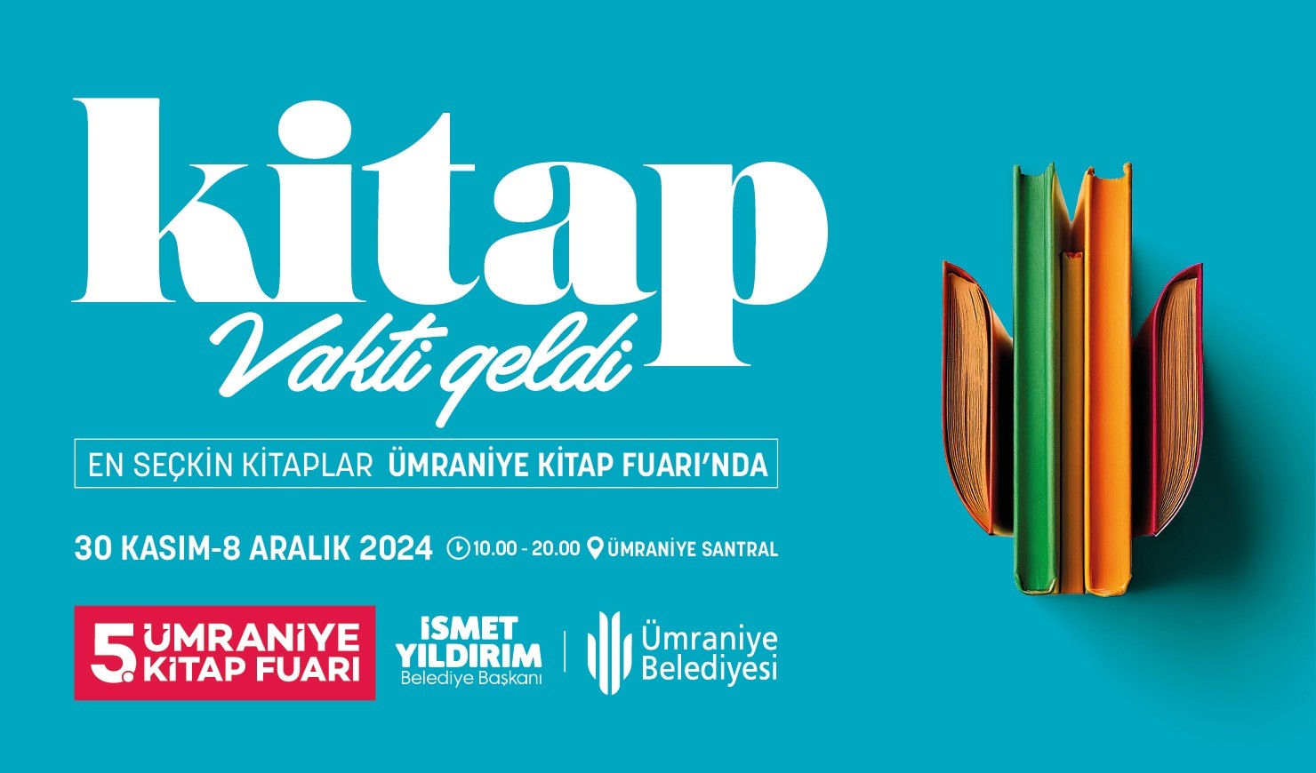 Ümraniye’de kitap fuarı 5. kez kapılarını açıyor
