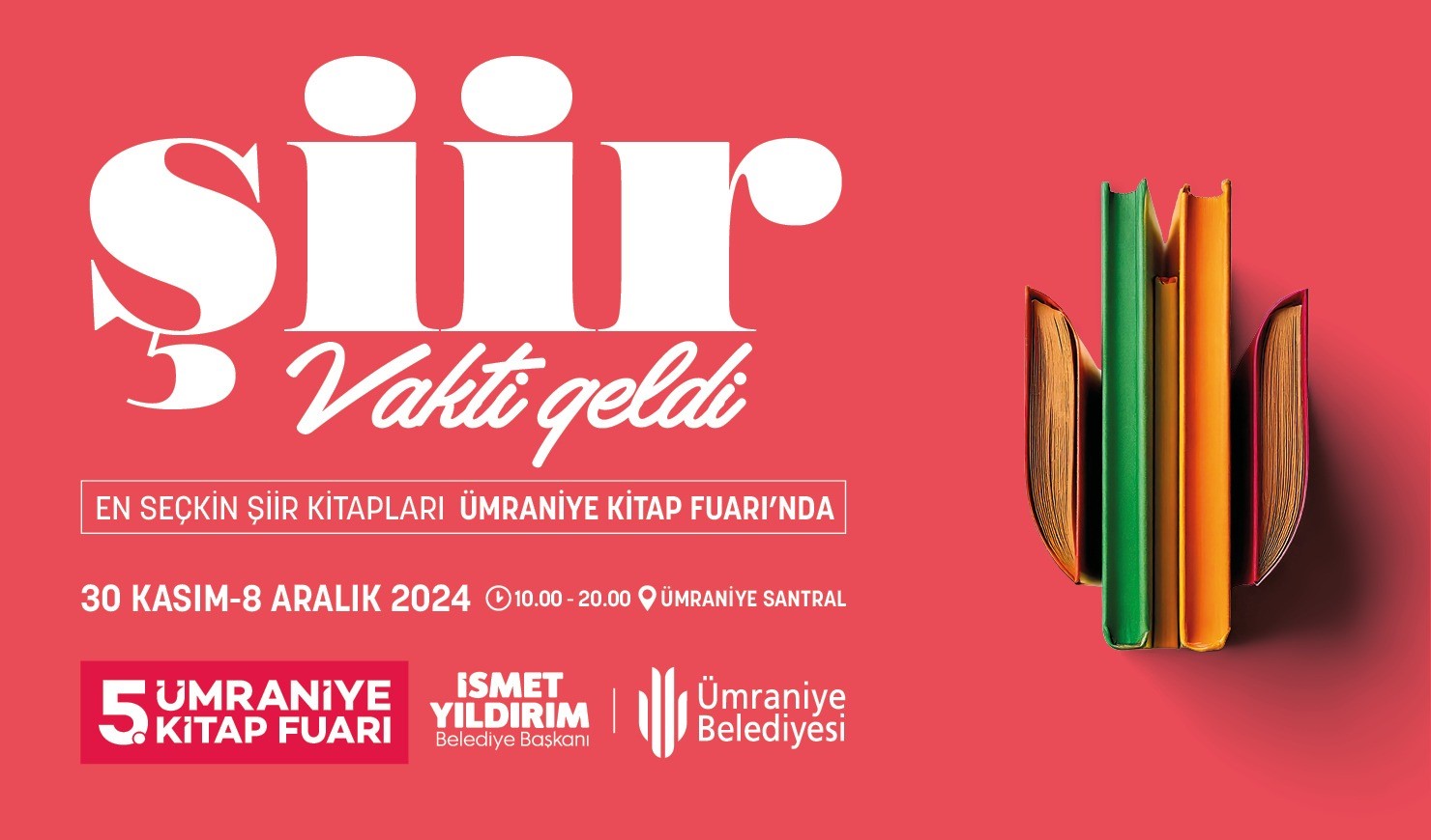 Ümraniye’de kitap fuarı 5. kez kapılarını açıyor
