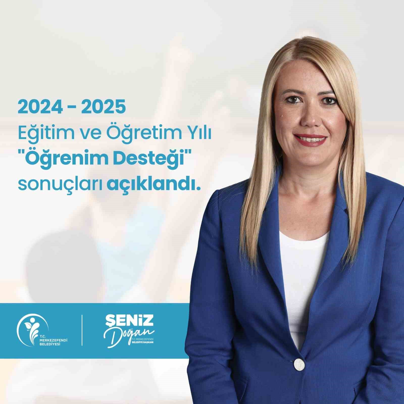 Merkezefendi Belediyesi 2024-2025 Eğitim ve Öğretim yılı burs sonuçlarını açıkladı
