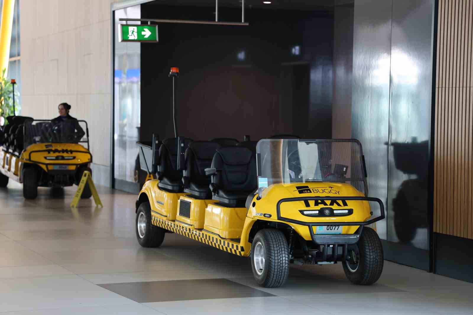 İstanbul Havalimanı’nda terminal içinde taksi hizmeti başladı
