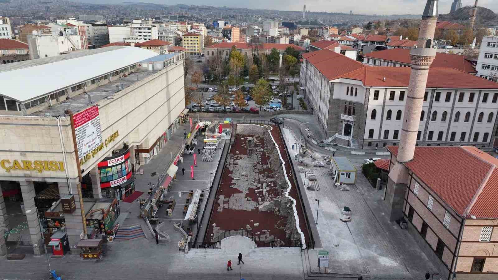 Ankara Büyükşehir Roma Uygarlık Döneminin önemli bir mirasını daha ayağa kaldırıyor
