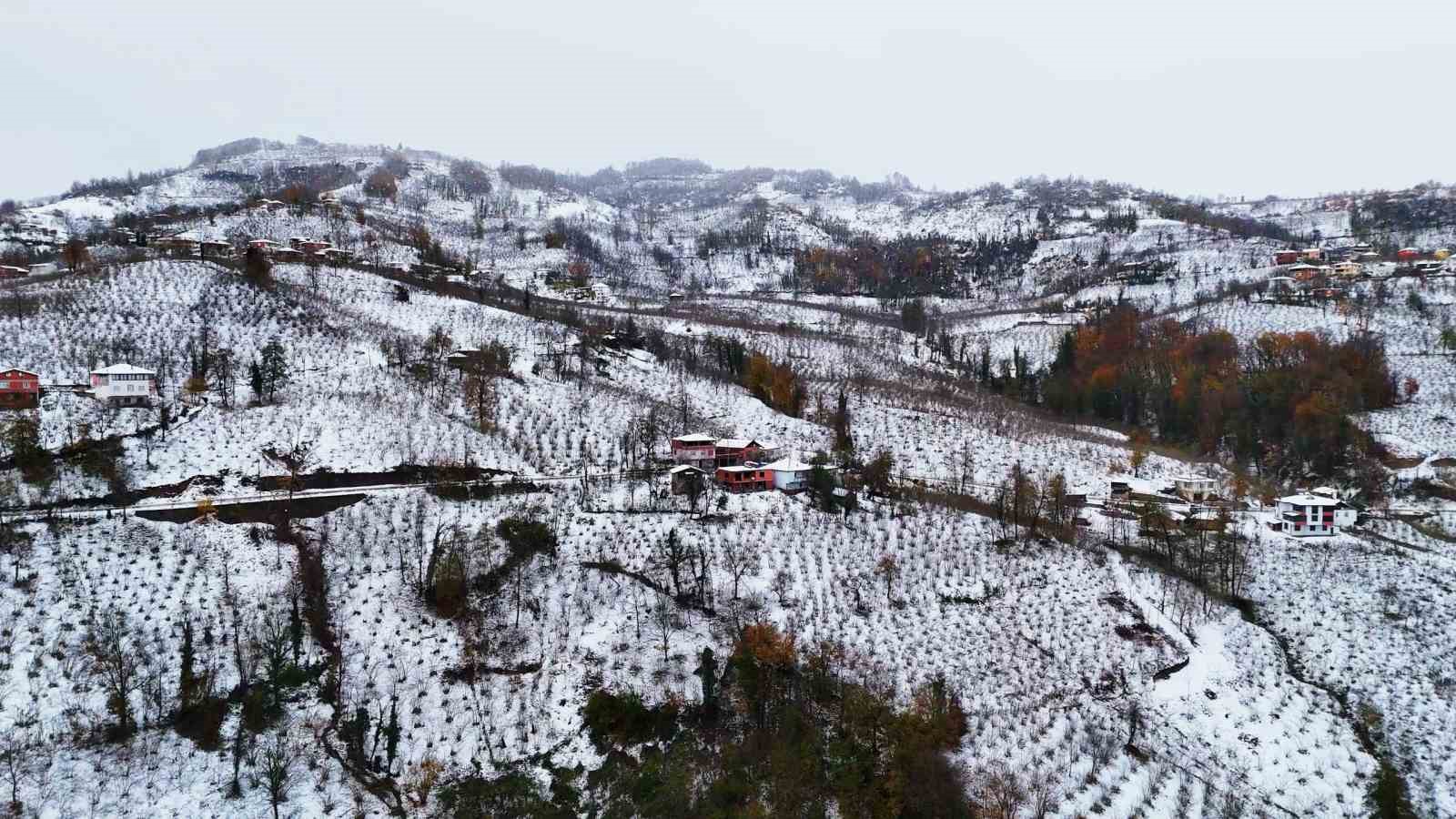 Ordu’dan kar manzaraları
