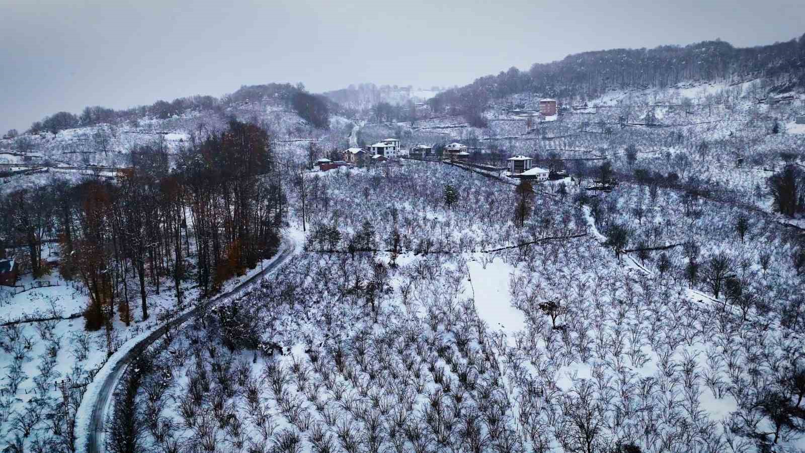 Ordu’dan kar manzaraları
