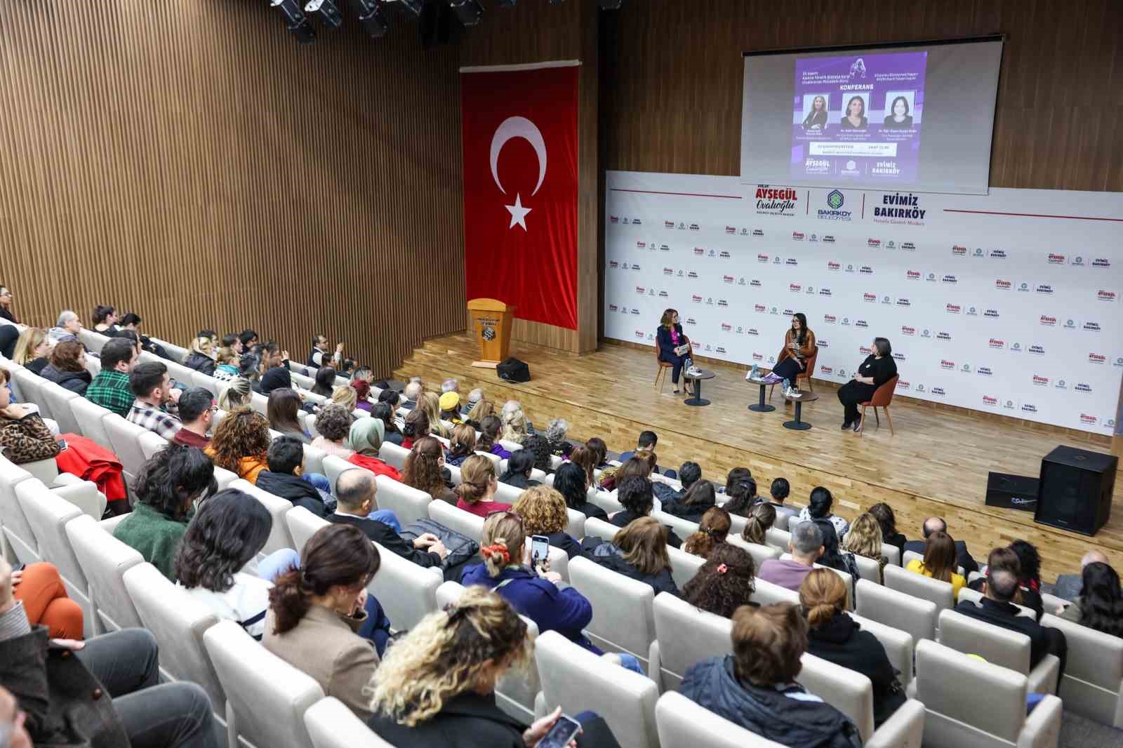 Bakırköy Belediyesi Kadına yönelik şiddete karşı konferans düzenledi
