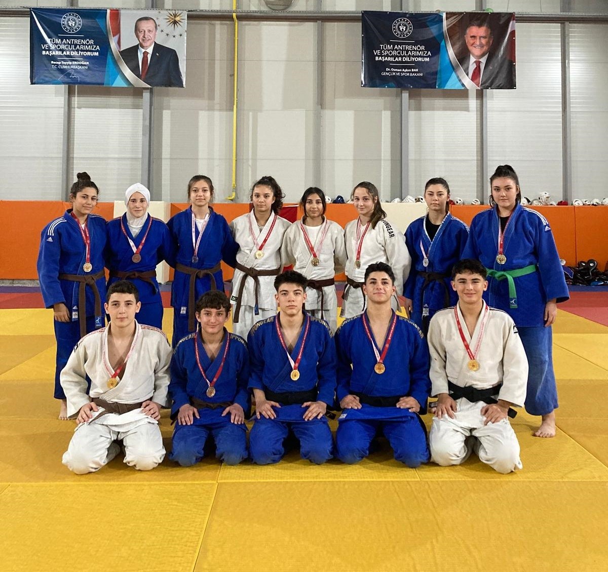 Judo gençler müsabakaları sona erdi
