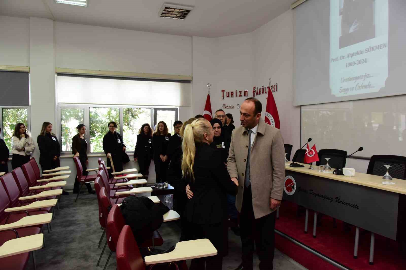 Hayatını kaybeden Dekan Prof. Dr. Alptekin Sökmen, Kastamonu Üniversitesi’nde anıldı
