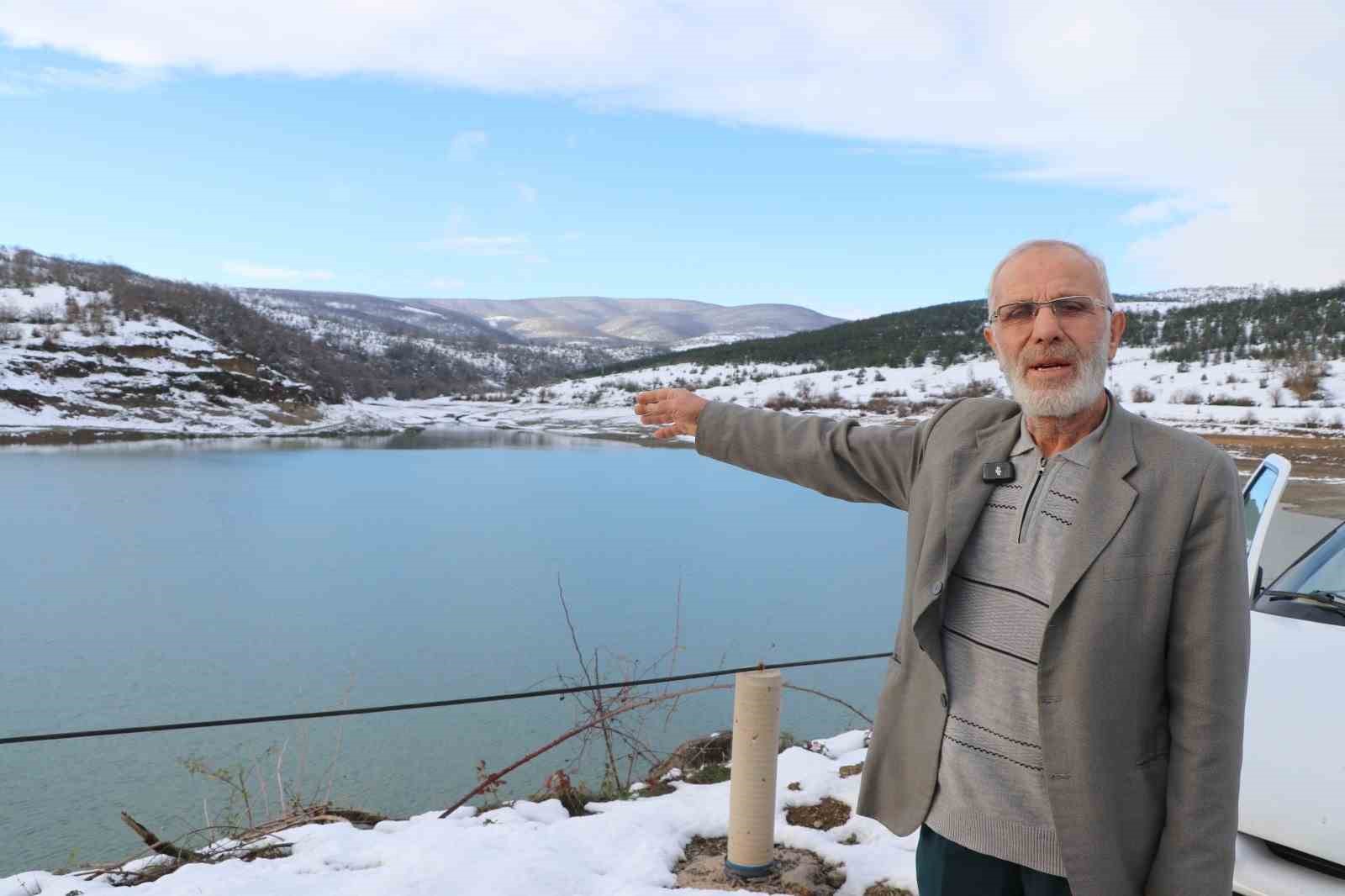 Yoğun kar yağışı Güven Göleti’ne yaradı
