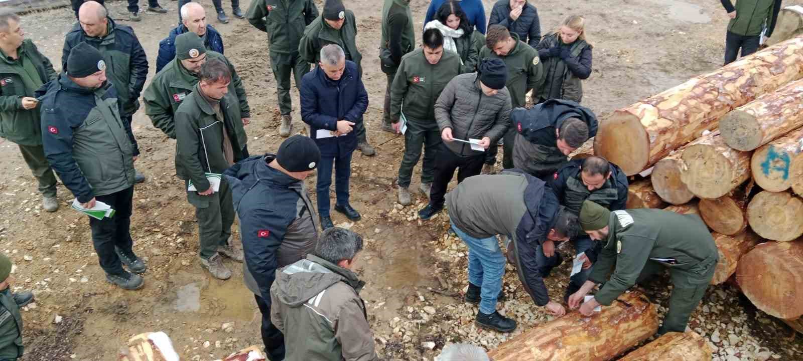 Emet Orman İşletme Müdürlüğünde eğitim tatbikatı
