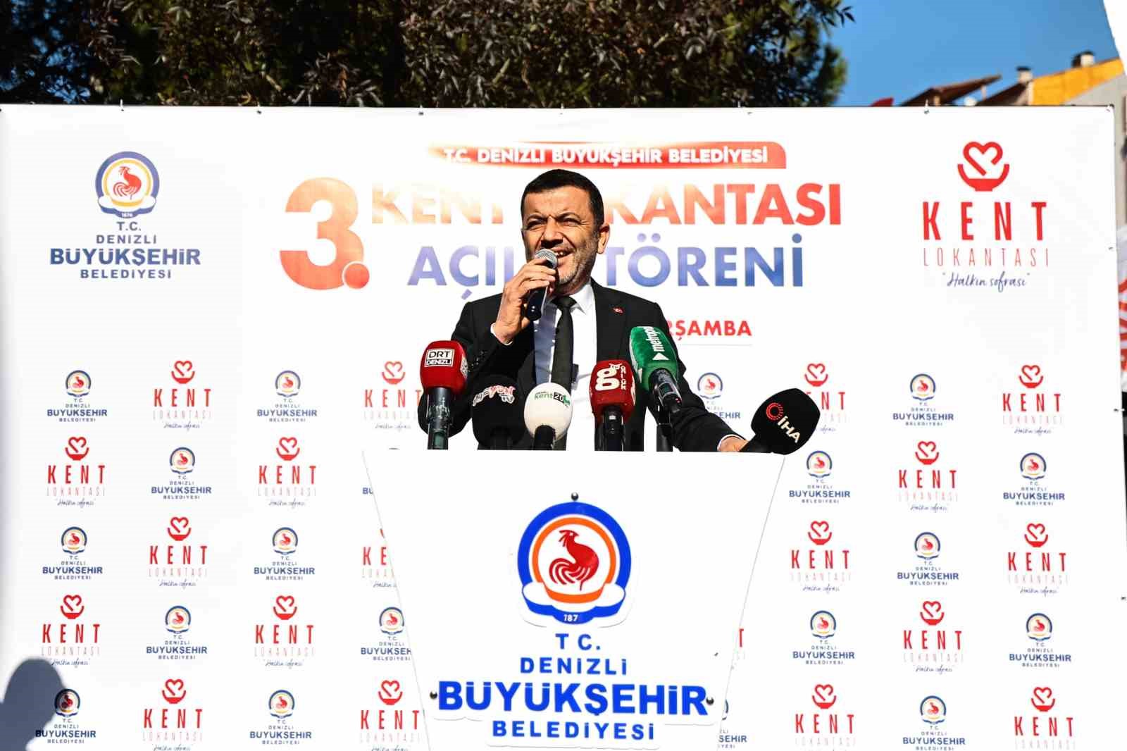 Denizli Büyükşehir 3. Kent Lokantası hizmete açıldı
