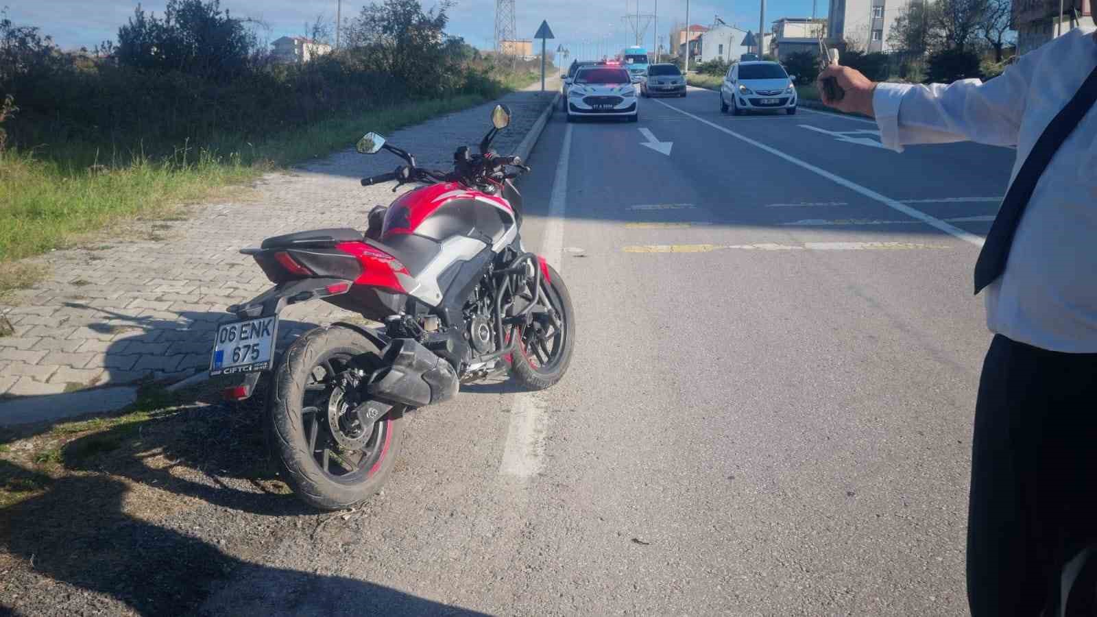 Sinop’ta motosiklet kazası
