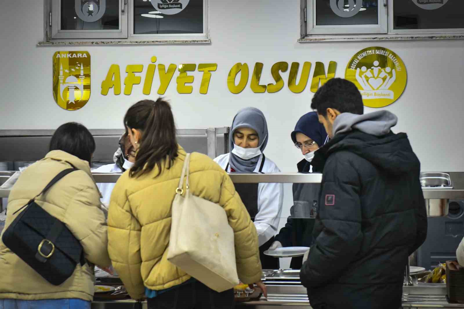 Ankara Büyükşehir Belediyesi’nden öğrencilere sıcak yemek desteği
