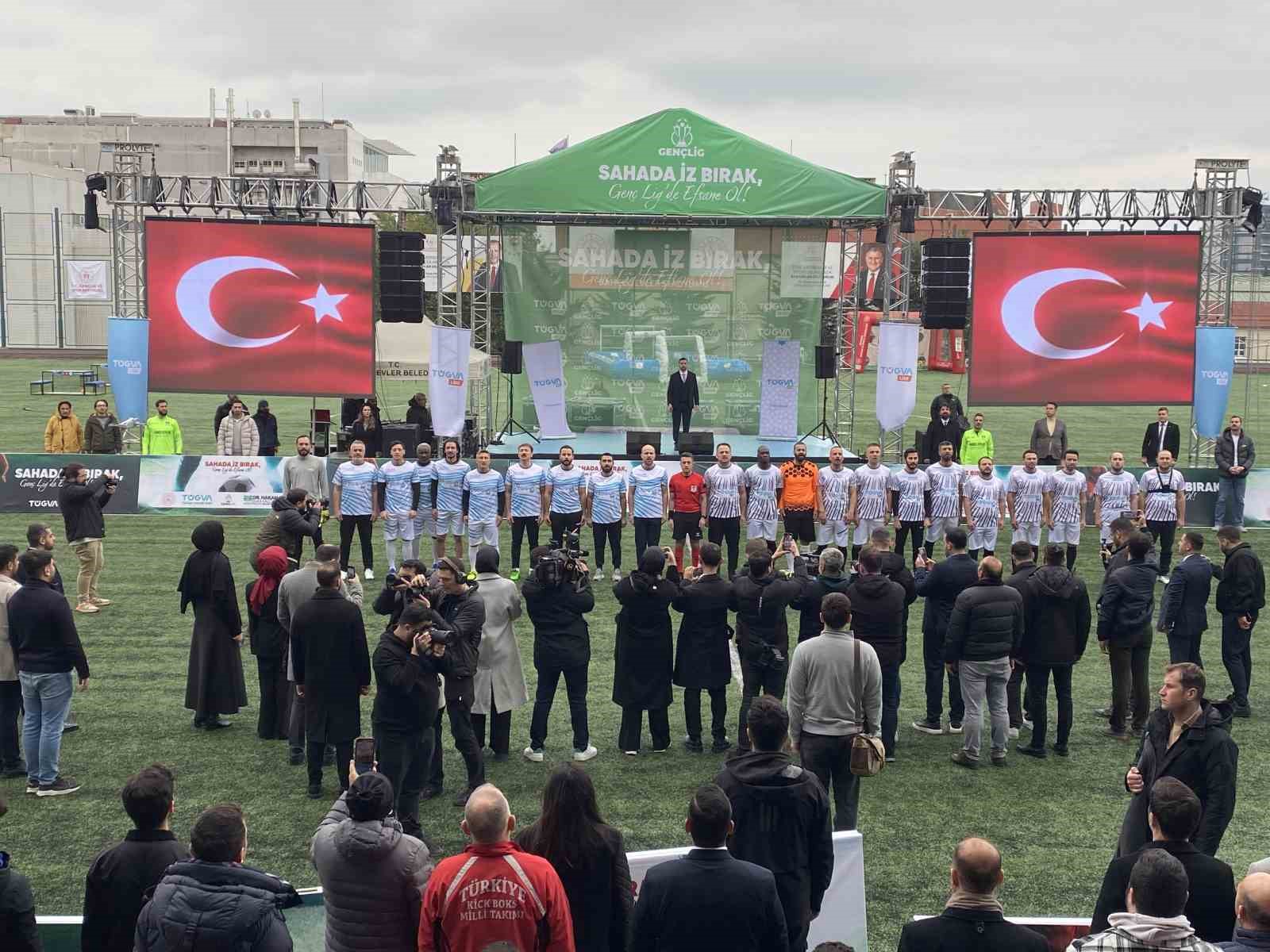 Bahçelievler’de futbol turnuvasının lansmanı yapıldı
