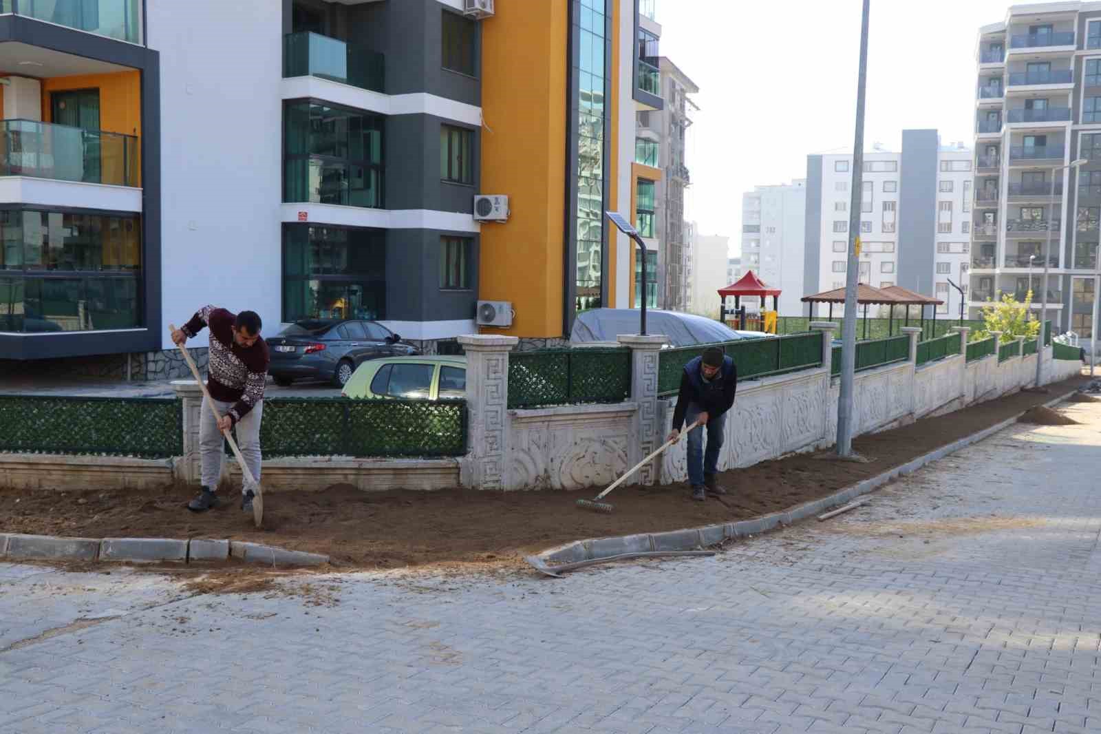 Nazilli sokaklarında kaldırım çalışması başlatıldı
