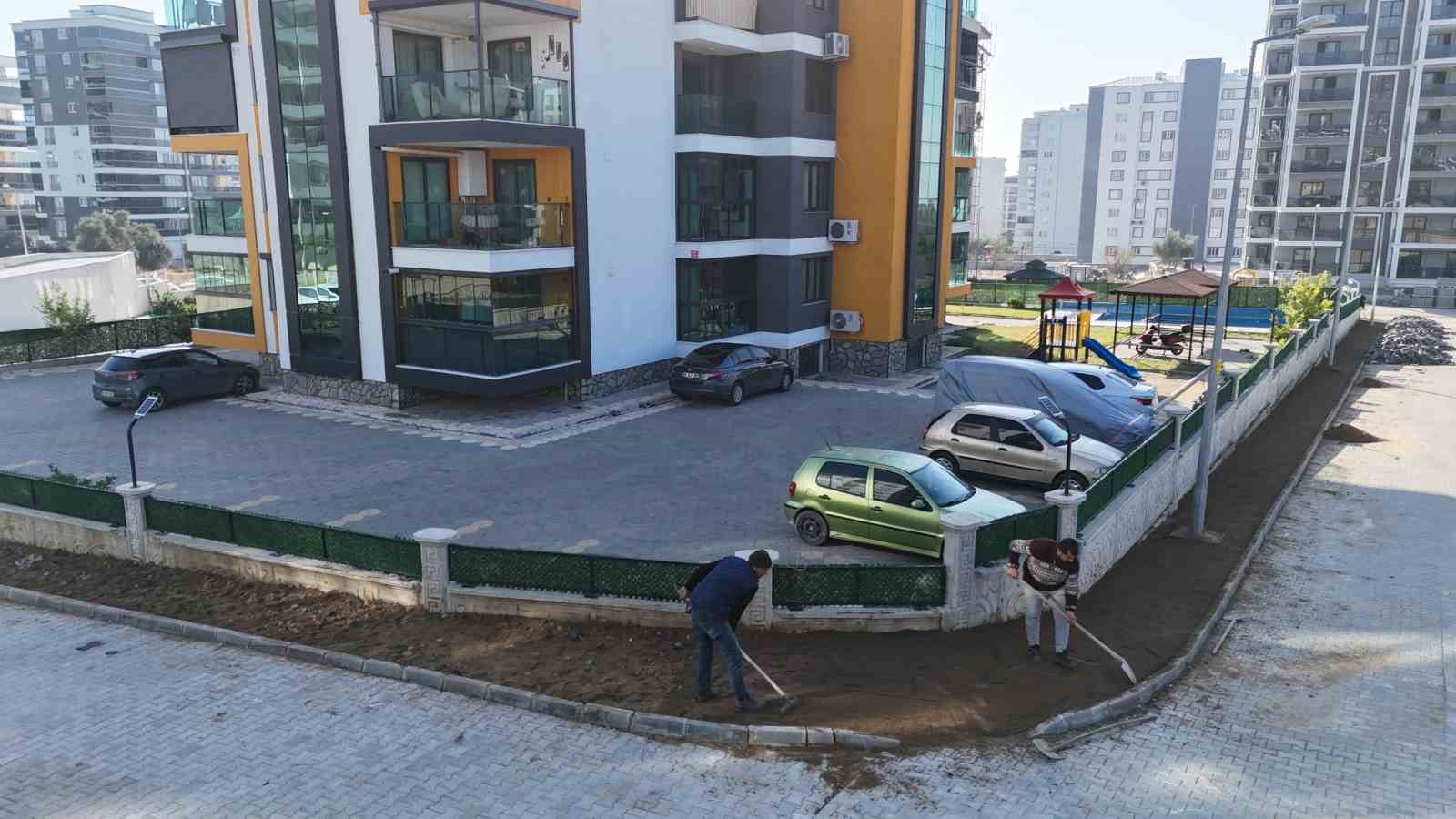 Nazilli sokaklarında kaldırım çalışması başlatıldı
