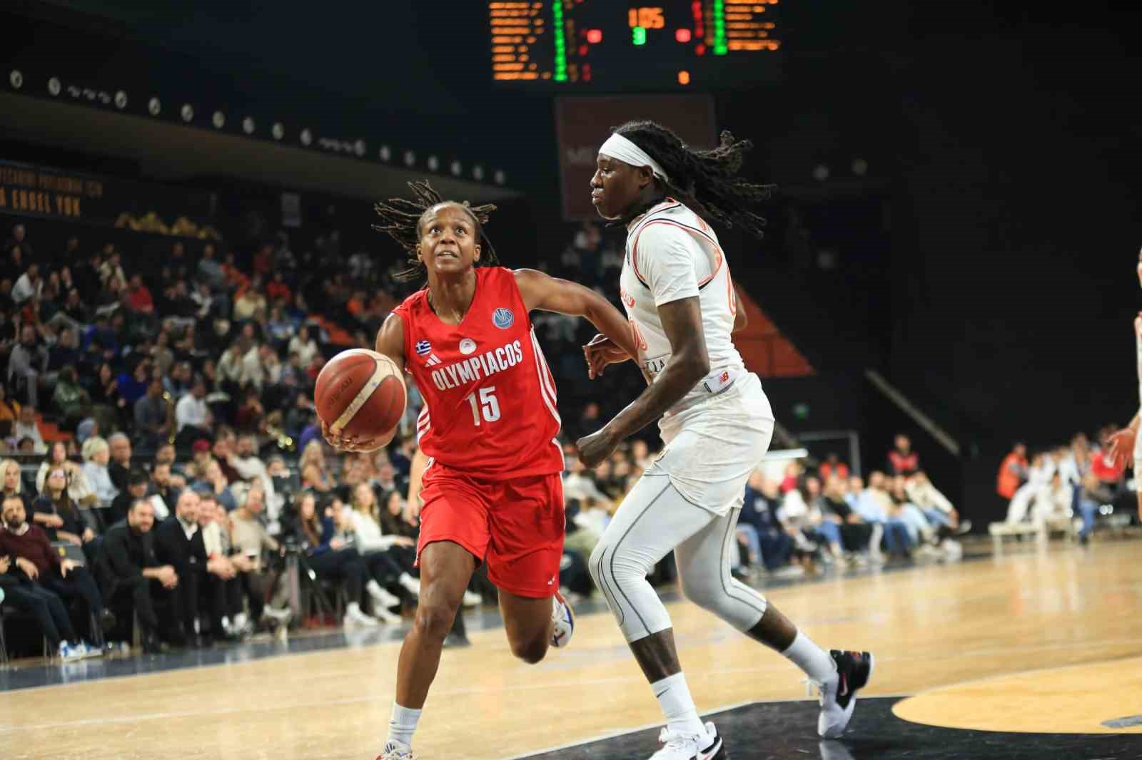 FIBA Kadınlar Euroleague: ÇBK Mersin: 87 - Olympiakos: 58
