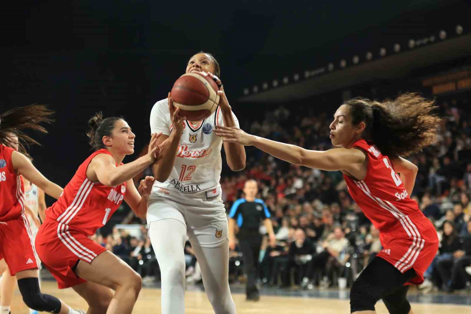 FIBA Kadınlar Euroleague: ÇBK Mersin: 87 - Olympiakos: 58
