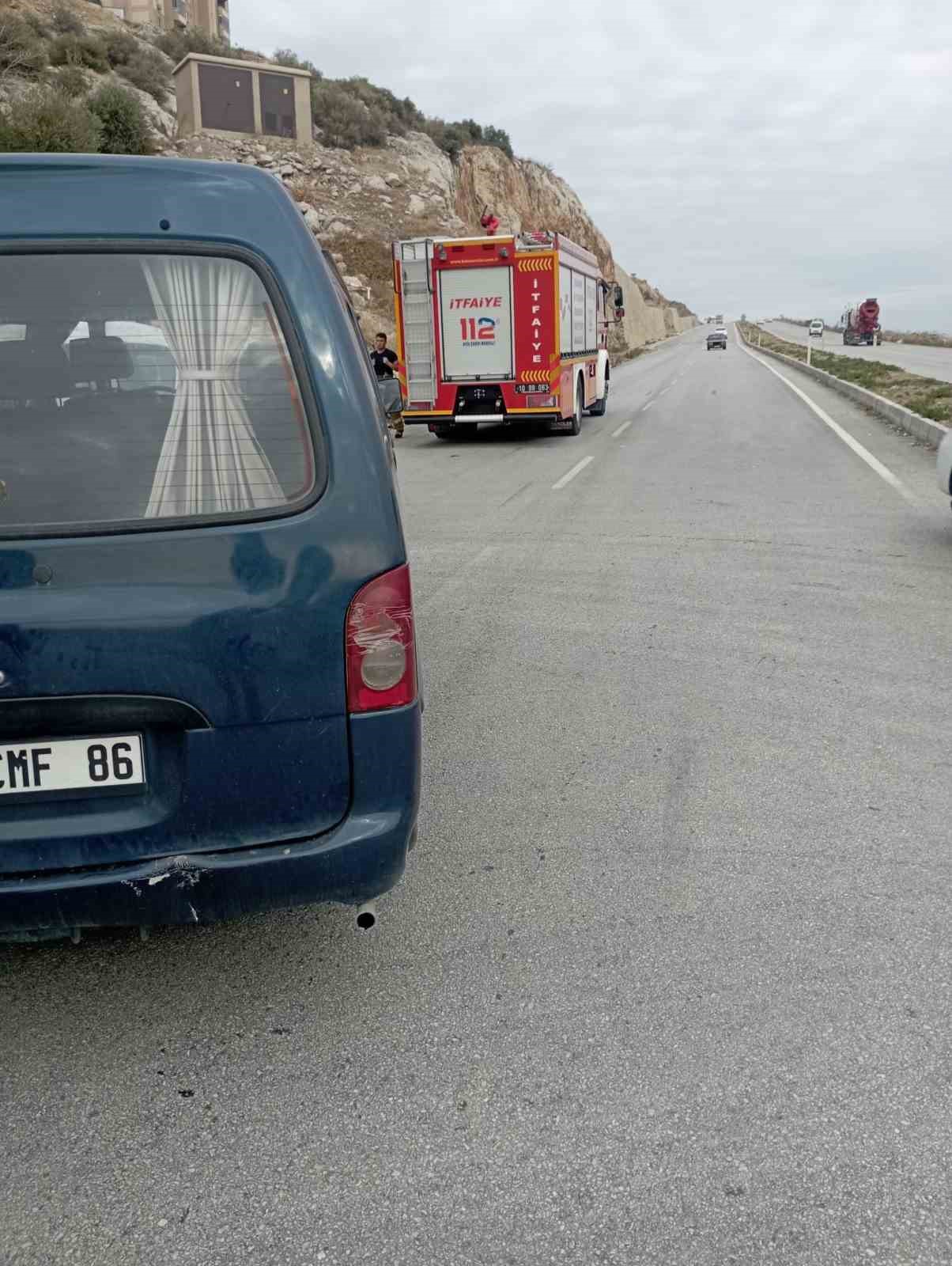 Edremit çevre yolunda kaza: 1 yaralı
