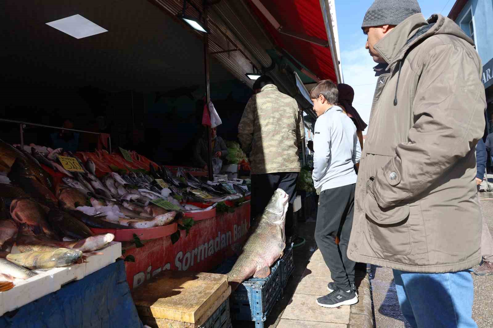 Sezonun ilk dev turna balığı Keban Barajında yakalandı
