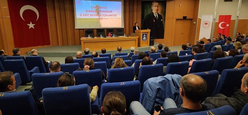 Çanakkale’de artan kuraklık tehlikesi masaya yatırıldı
